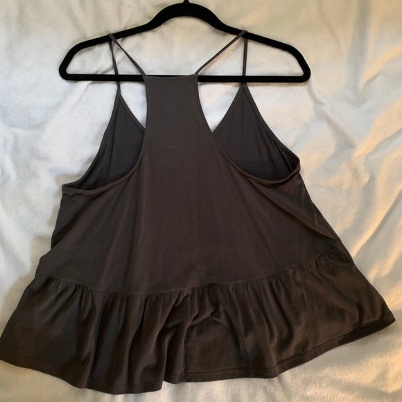 American Eagle Baby Doll Style Grey Tank Top - Picture 4 of 4